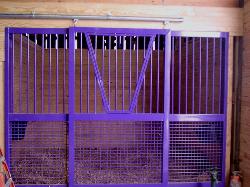 Stall Door with Yoked drop down top